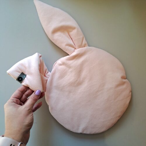 poduszka dla dziecka płaska króliczek z uszkami